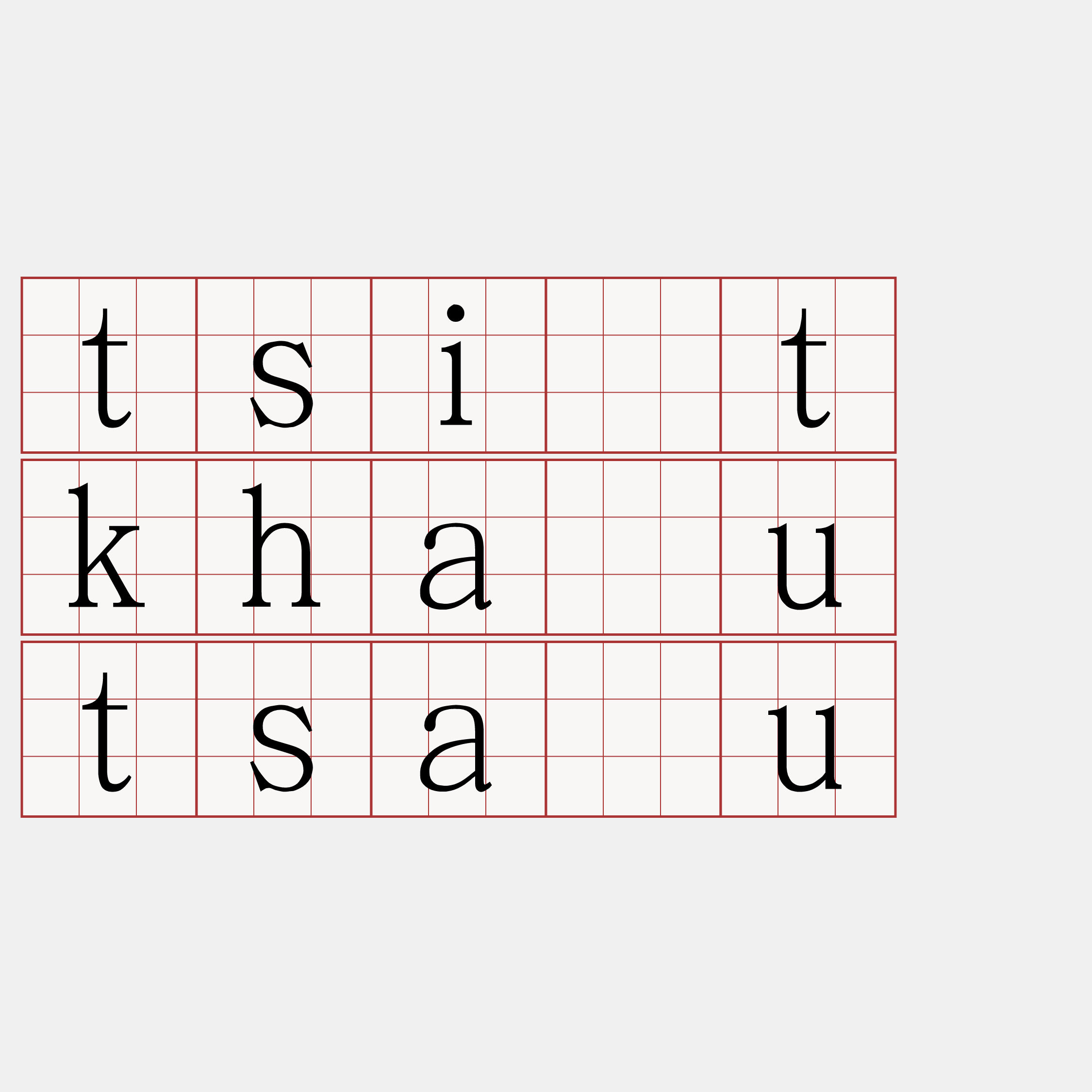 tsi̍t kháu tsàu